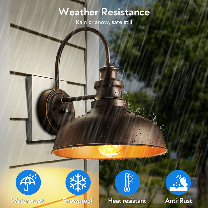 VIANIS Dusk to Dawn Outdoor Barn Lights