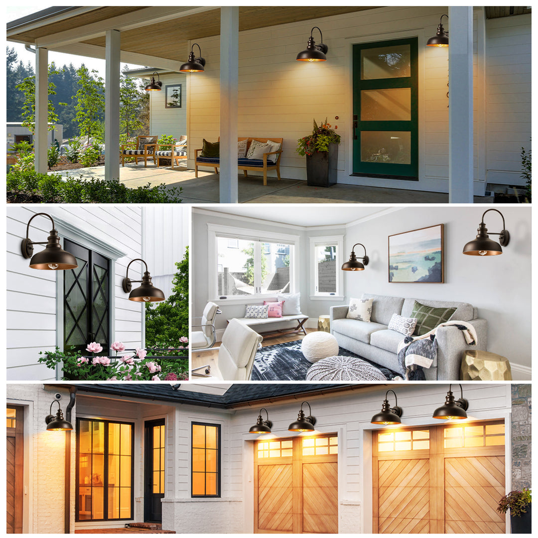 VIANIS Dusk to Dawn Outdoor Barn Lights