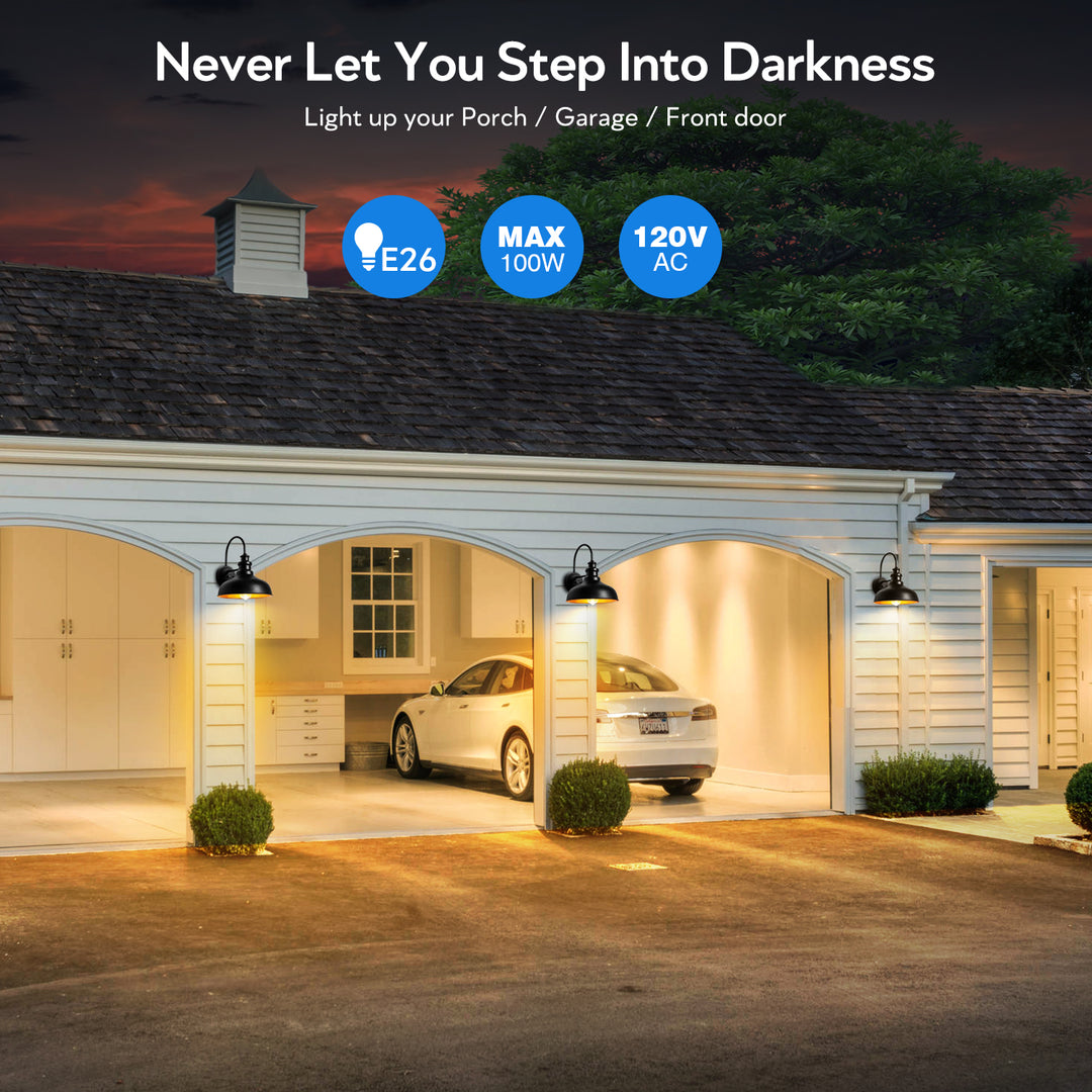 VIANIS Dusk to Dawn Outdoor Barn Lights