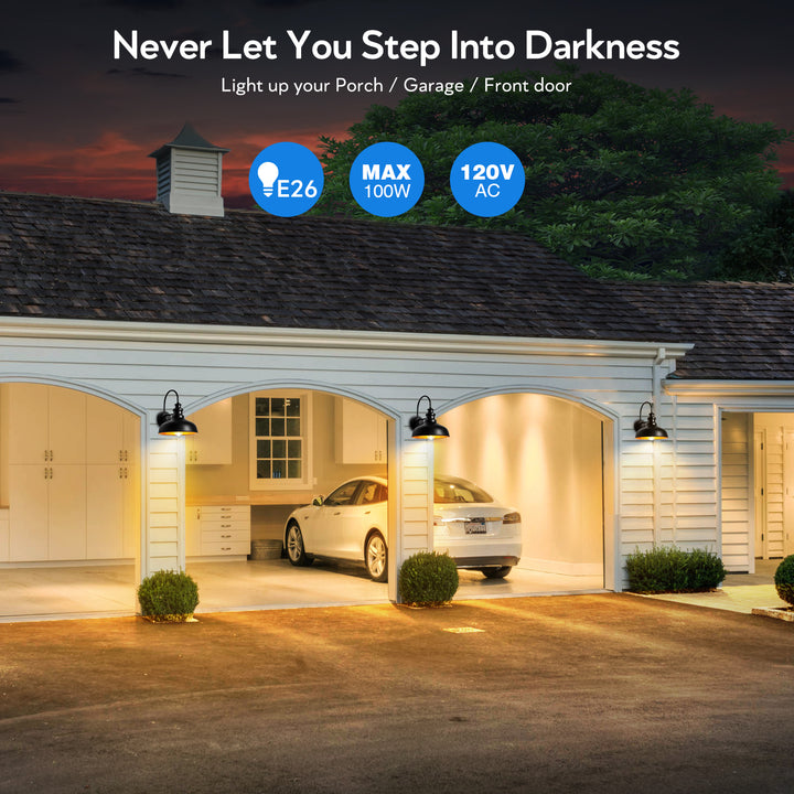 VIANIS Dusk to Dawn Outdoor Barn Lights