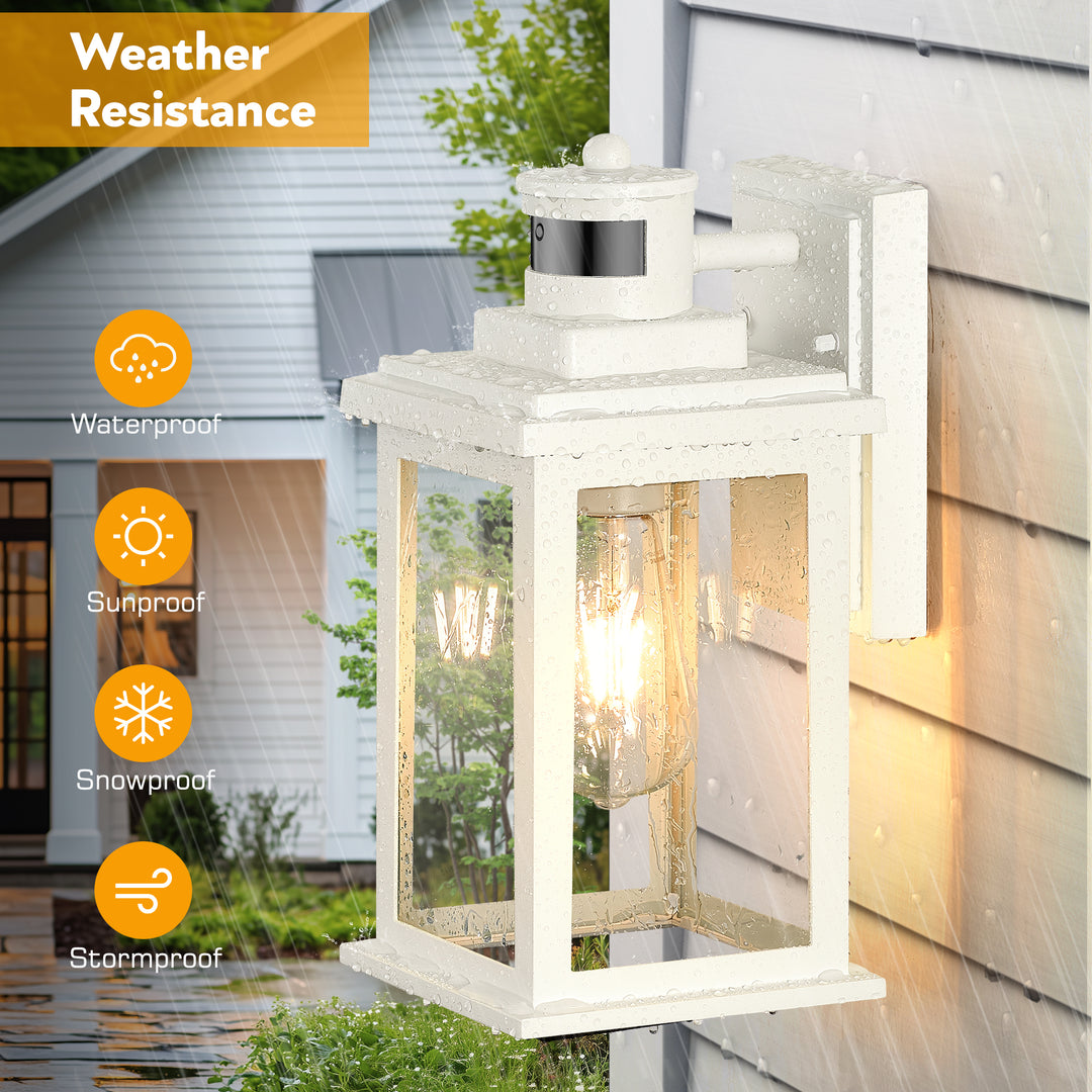 VIANIS Motion Sensor Outdoor Light Fixture for Garage, Porch, House