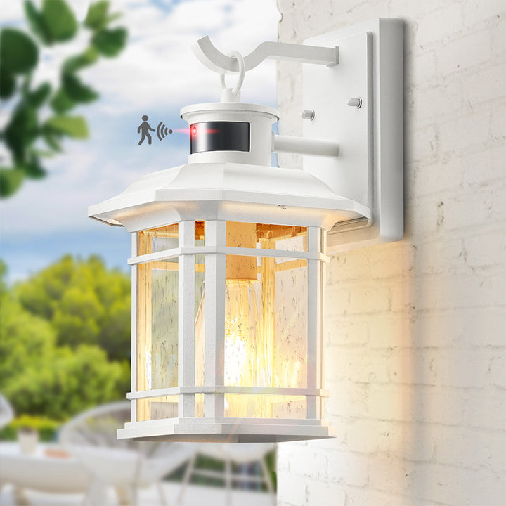 VIANIS Outdoor Wall Lantern With Motion Sensor and Dusk to Dawn