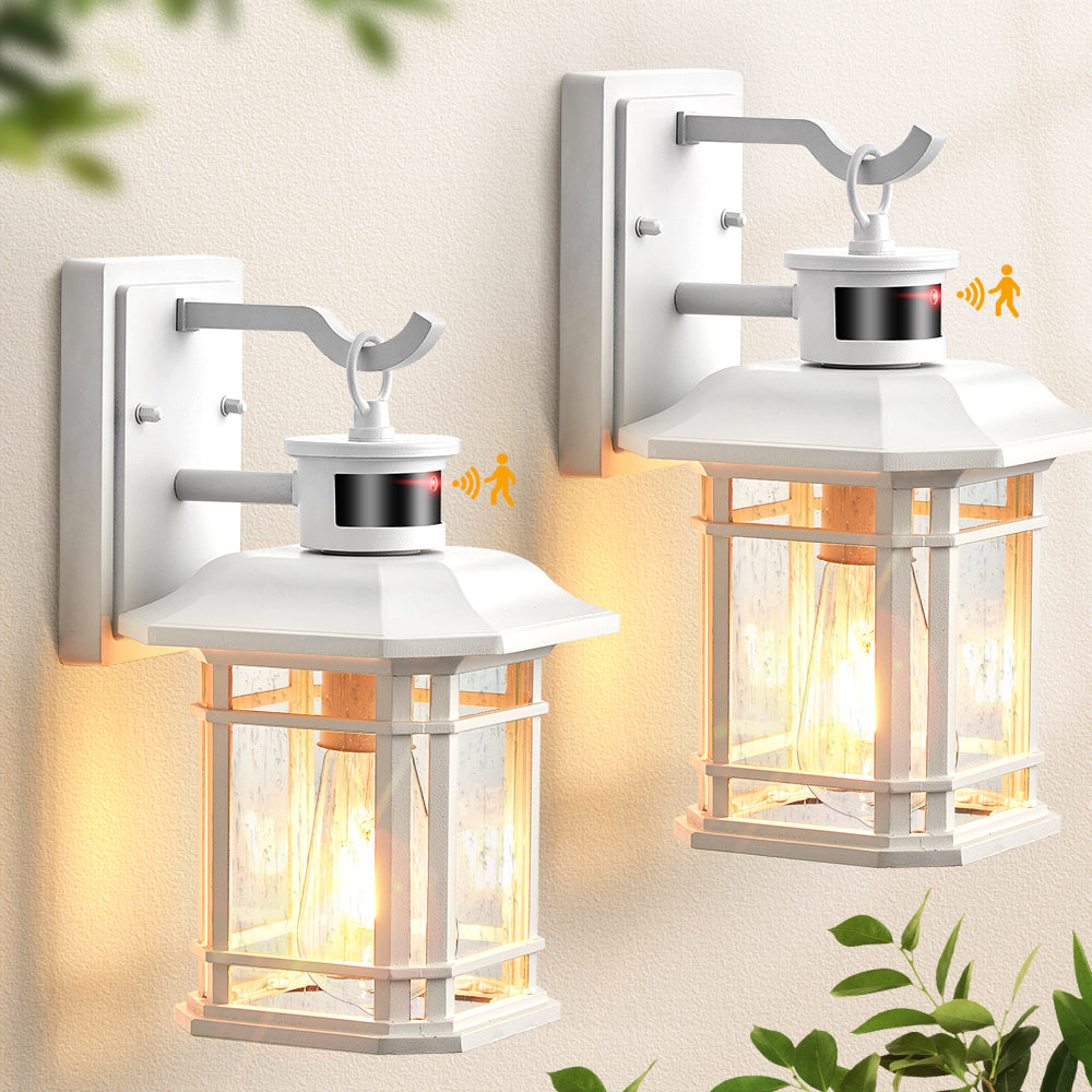 VIANIS Outdoor Wall Lantern With Motion Sensor and Dusk to Dawn