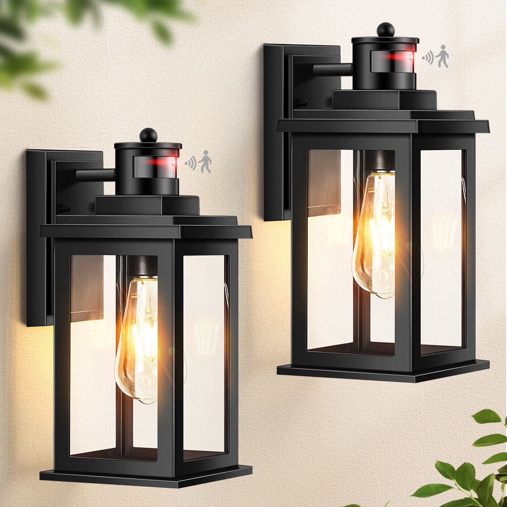 VIANIS Motion Sensor Outdoor Light Fixture for Garage, Porch, House