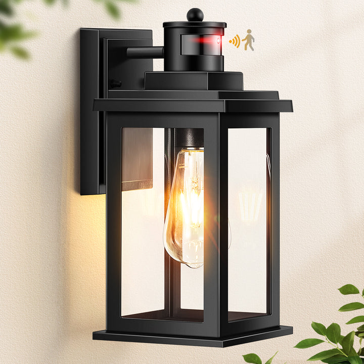 VIANIS Motion Sensor Outdoor Light Fixture for Garage, Porch, House