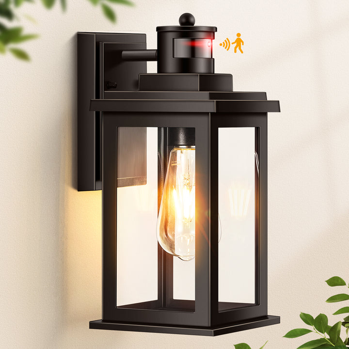 VIANIS Motion Sensor Outdoor Light Fixture for Garage, Porch, House