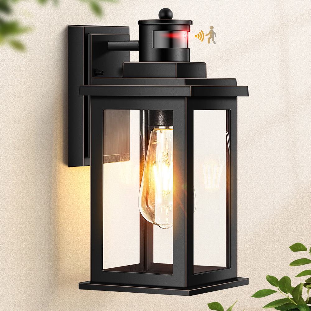VIANIS Motion Sensor Outdoor Light Fixture for Garage, Porch, House