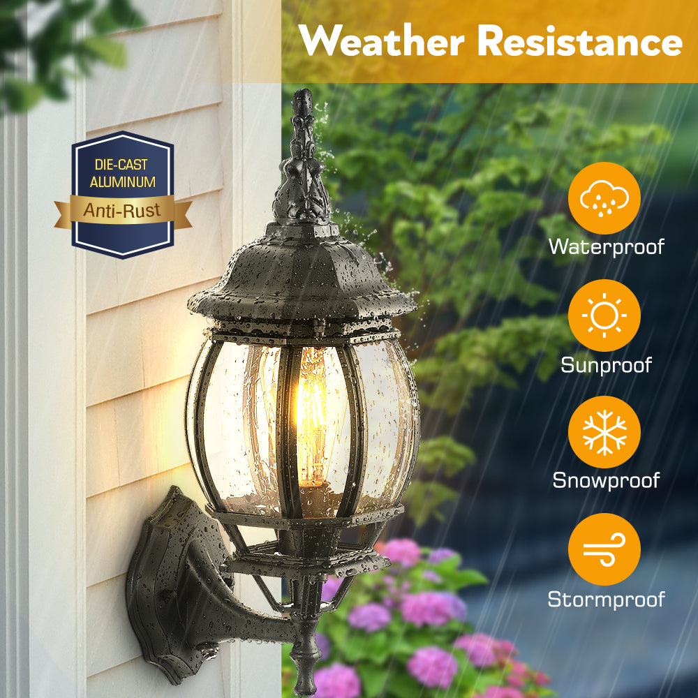VIANIS Dusk to Dawn Outdoor Porch Light for House