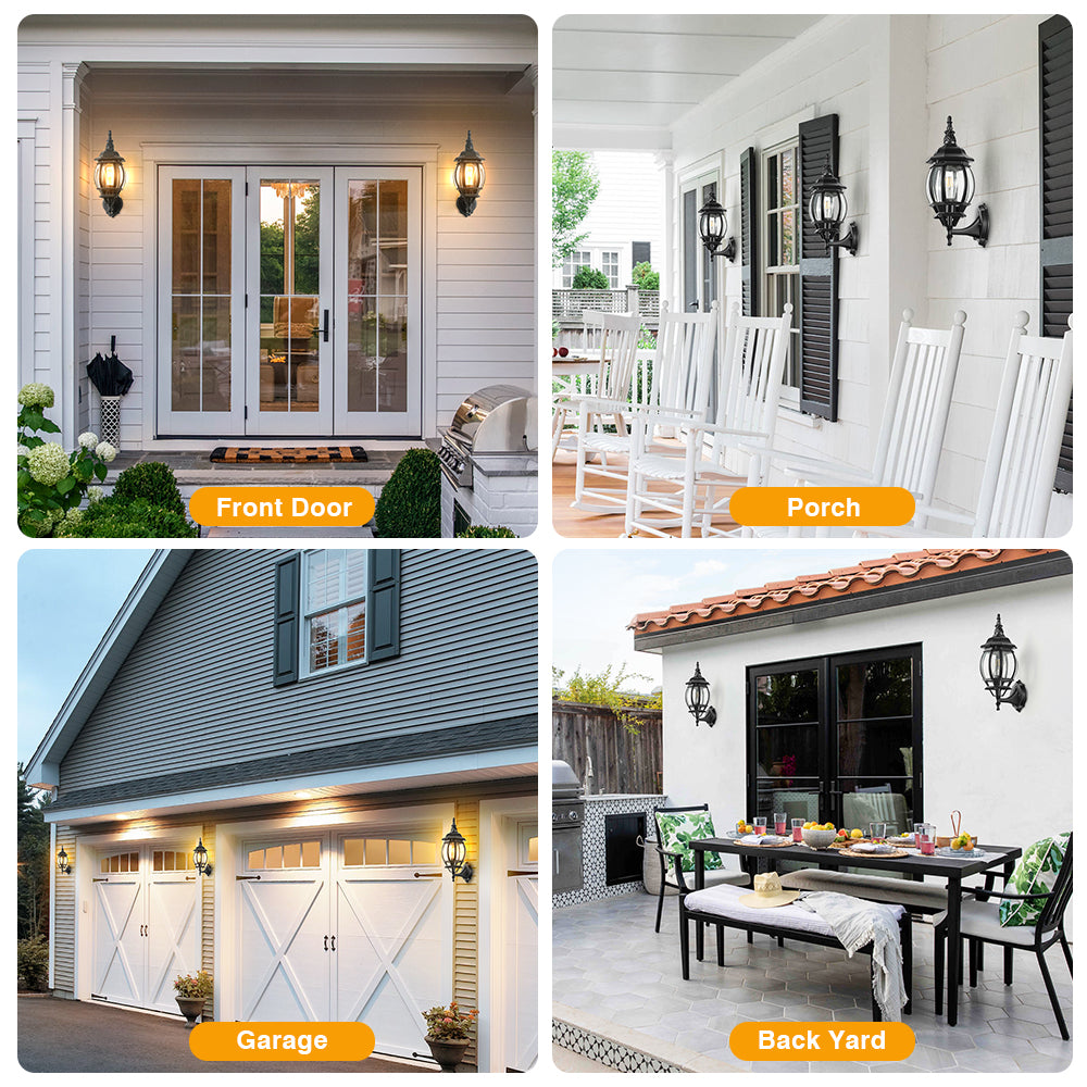 VIANIS Dusk to Dawn Outdoor Porch Light for House