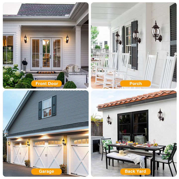 VIANIS Dusk to Dawn Outdoor Porch Light for House