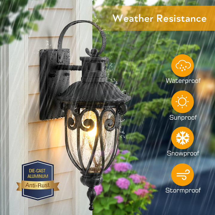VIANIS Motion Sensor Outdoor Lights, Motion Lights for Outside Dusk to Dawn