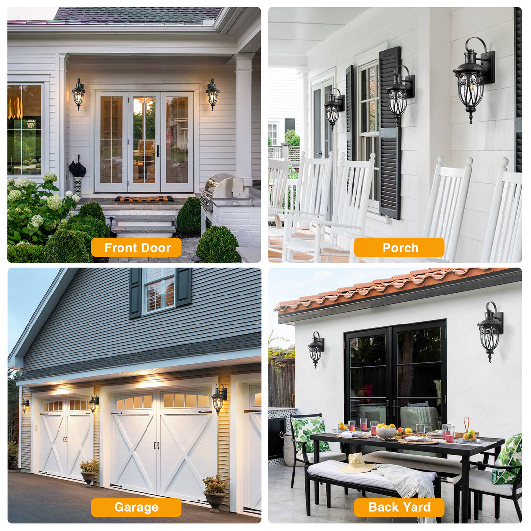 VIANIS Motion Sensor Outdoor Lights, Motion Lights for Outside Dusk to Dawn