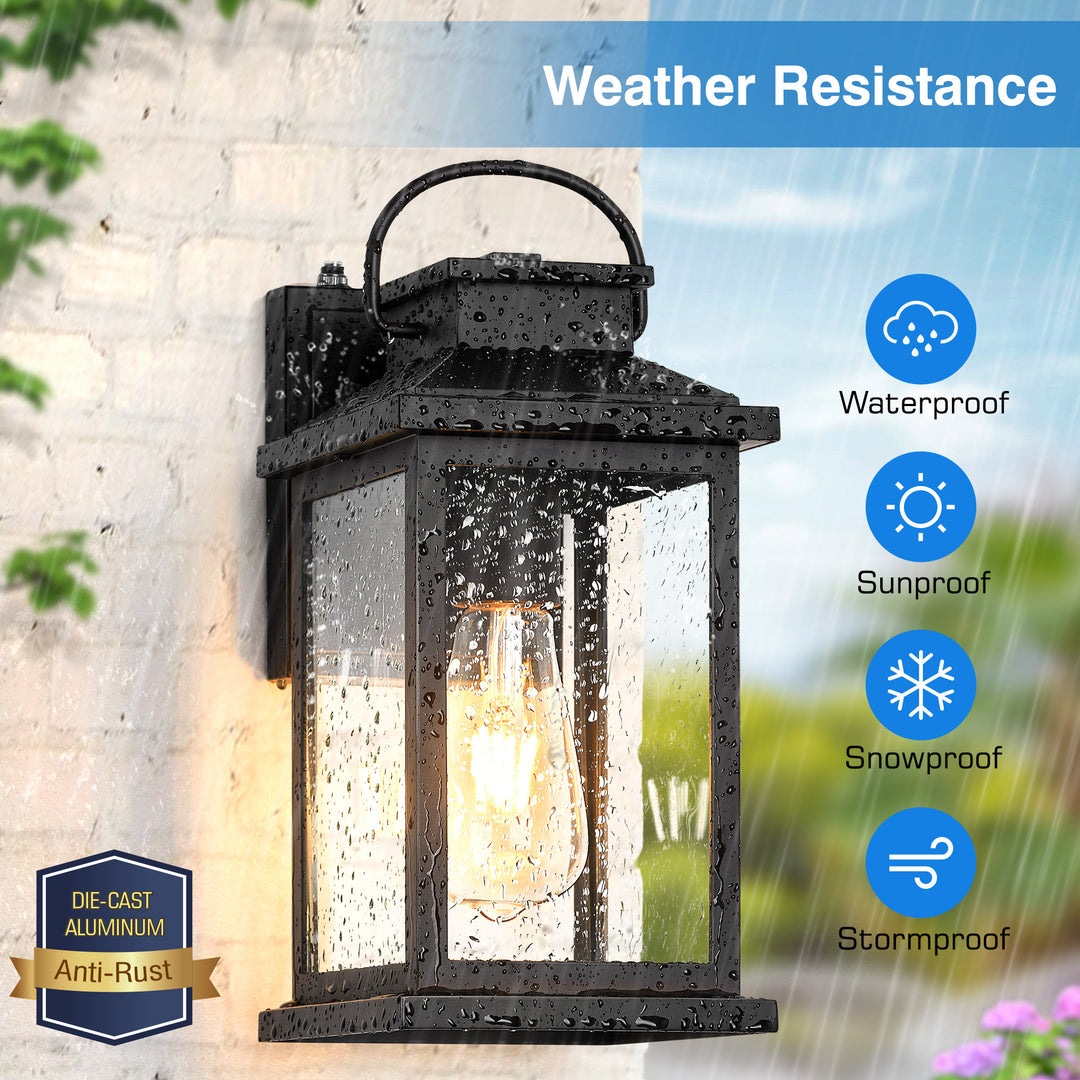 VIANIS Dusk to Dawn Sensor Outdoor Wall Light for House