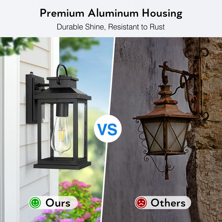 VIANIS Dusk to Dawn Sensor Outdoor Wall Light for House