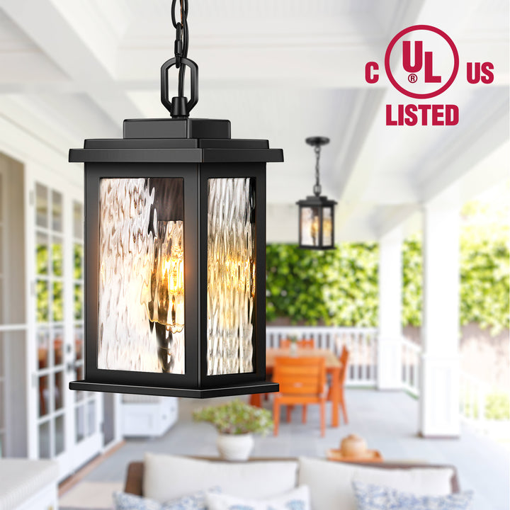 VIANIS Waterproof Outdoor Pendant Light Fixtures