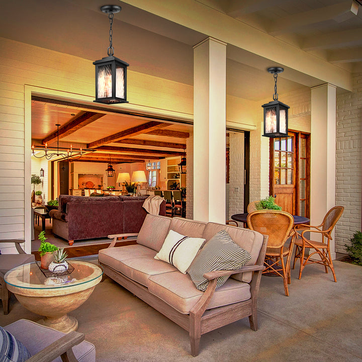 VIANIS Waterproof Outdoor Pendant Light Fixtures