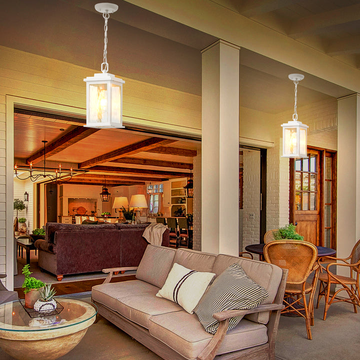 VIANIS Waterproof Outdoor Pendant Light Fixtures