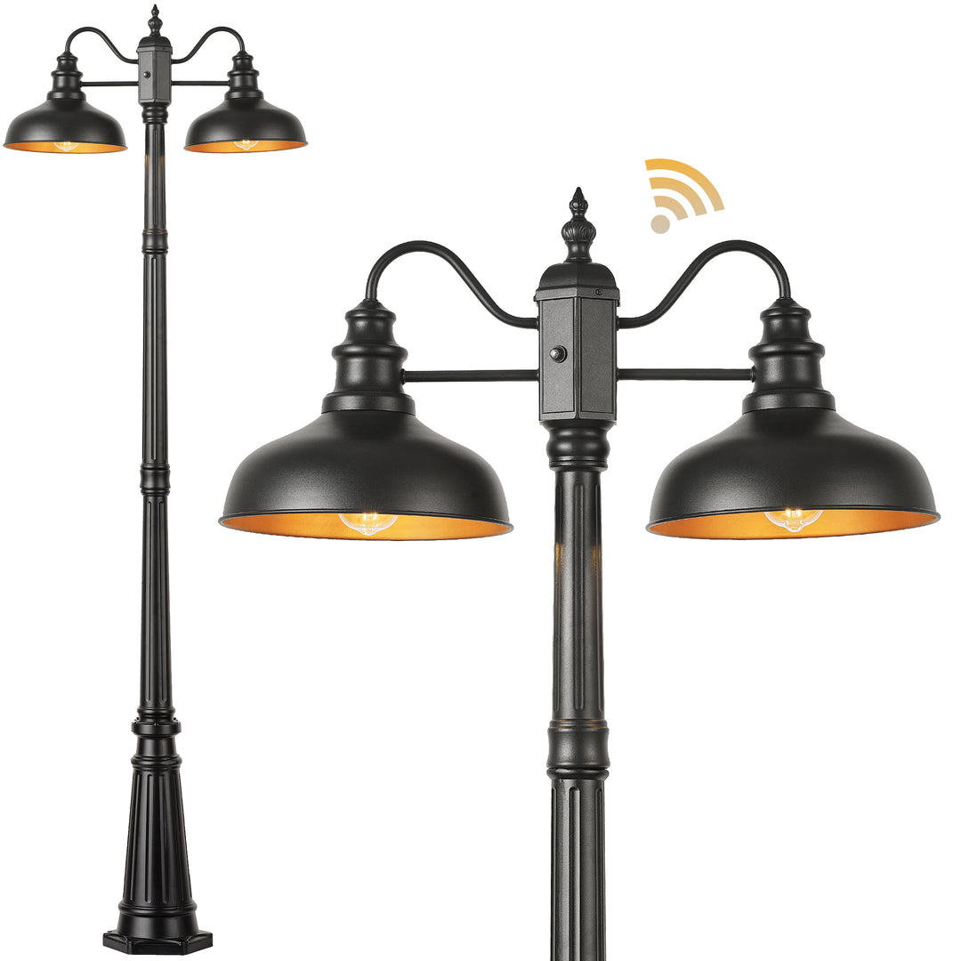 VIANIS Dusk to Dawn Ooutdoor Light Post Lamp